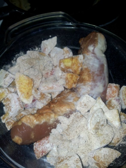 Ready for the oven