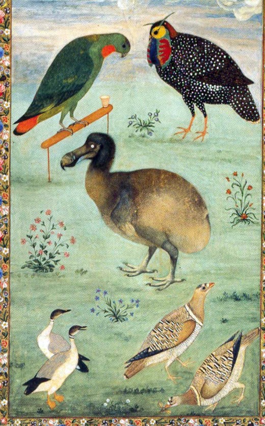 Painting by Ustad Mansur, circa 1625, public domain