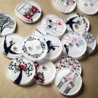 My button crafts just got better. I found making molds with clay let me create my own buttons  but never gave a thought to Shrinky Dinks. Click on the source to the tutorial for a new way to create that special project.   