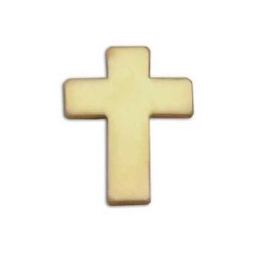 simple cross lapel pin 