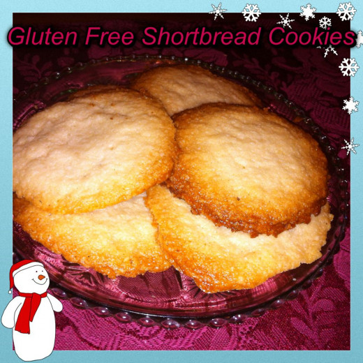 Gluten Free Low Carb Shortbread Cookies