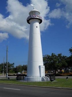 Biloxi Lighthouse, Biloxi, Mississippi - along the Gulf Coast
