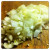 Prepare the onion and garlic