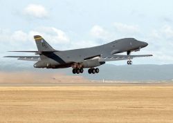B-1B Lance takes off from Ellsworth AFB