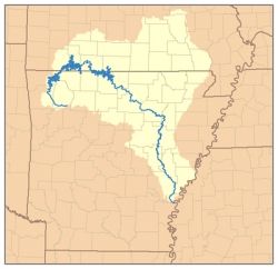 The White River in Arkansas and Missouri