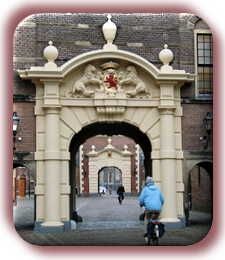 Entrance to Binnenhof, seat of Dutch Parliament