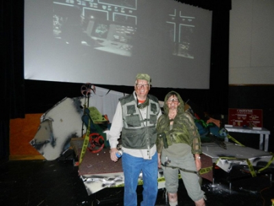 Doomsday 2012 emcees pose in the theater at BIFF