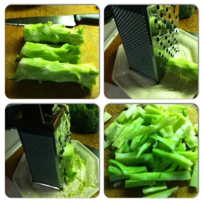 Preparing the Broccoli