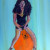 Young Woman on Space Hopper Young Woman on Space Hopper