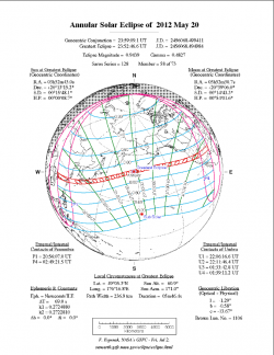 May 20, 2012 Annular Solar Eclipse