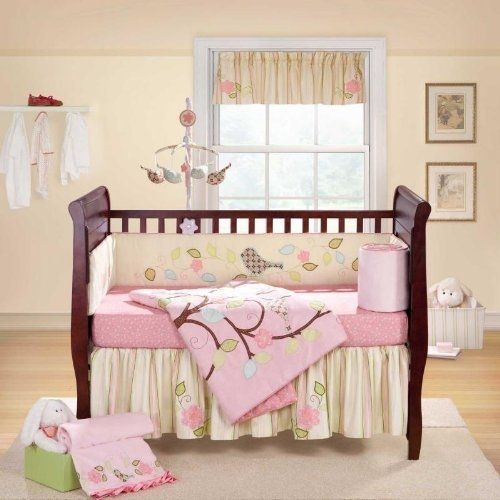 Lovebird 4-Piece Crib Bedding Set