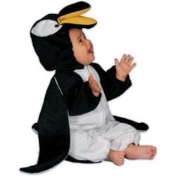 Kids Plush Penguin Infant Costume