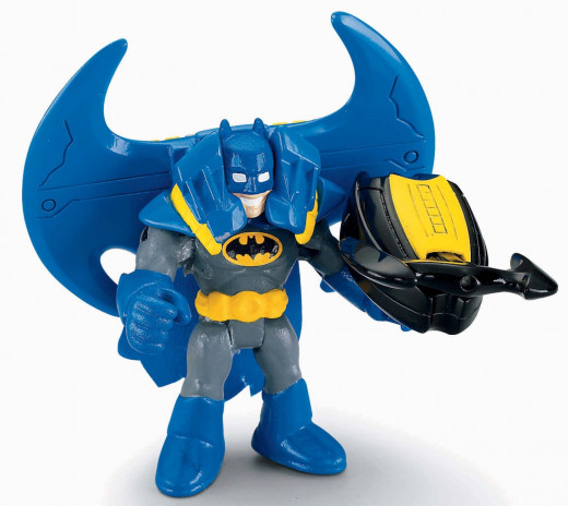 Imaginext DC Super Friends Batman Mini Figure [Blue Cape]