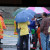 All the brave and determined guests wait patient in the rain with their umbrellas for their fire truck ride. Nothing washes away the spirit when it comes to a fire truck! All the brave and determined guests wait patient in the rain with their umbrellas for their fire truck ride. Nothing washes away the spirit when it comes to a fire truck!
