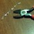 First, cut 2 inches of chain.