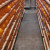Hundreds of wheels of delicious Gouda cheese aging on wooden shelves. Hundreds of wheels of delicious Gouda cheese aging on wooden shelves.
