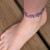 4-5 loops: Anklet 4-5 loops: Anklet