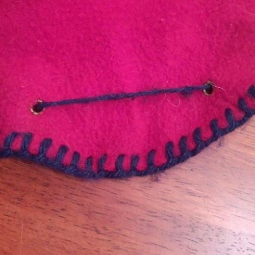 Recycled Fleece Project A Travel Pouch for Beading