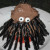 All of it was covered in chocolaty goodness and google eyes were squished in. Voila! One squid!. All of it was covered in chocolaty goodness and google eyes were squished in. Voila! One squid!.