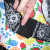 To connect the strap, insert one end into the fold of the other. Secure both with several beads of hot glue along the overlap. To connect the strap, insert one end into the fold of the other. Secure both with several beads of hot glue along the overlap.