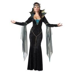 California Costumes Sexy Womens Evil Sorceress Dark Gothic Queen Halloween Costume by California Costumes