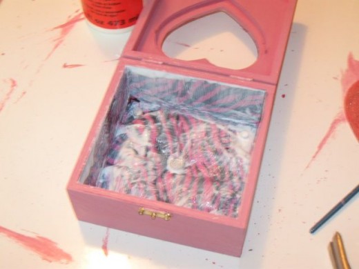 Go super heavy on the Mod Podge