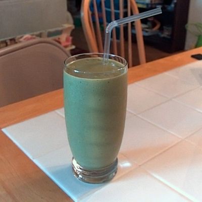 Make sure to use very ripe pears for this delicious green concoction