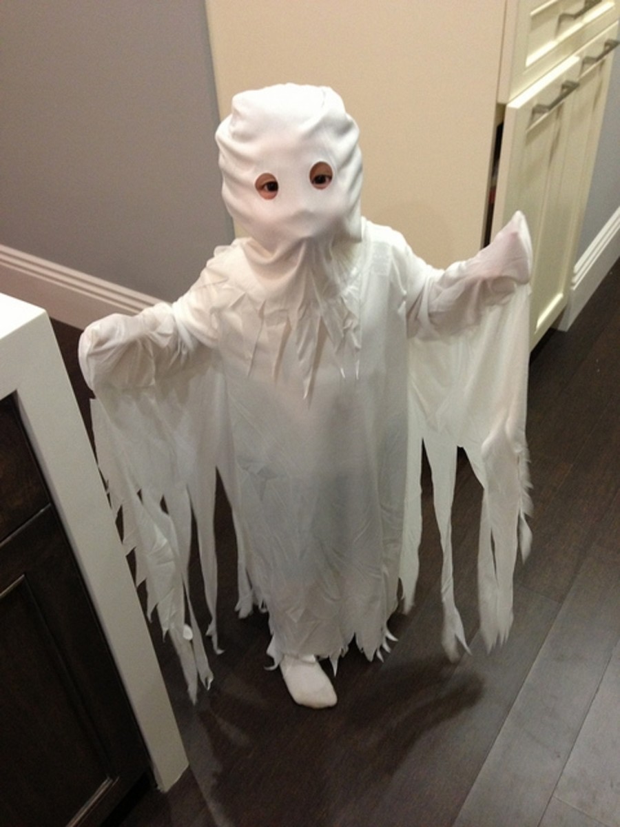 ghost halloween costume toddler boy