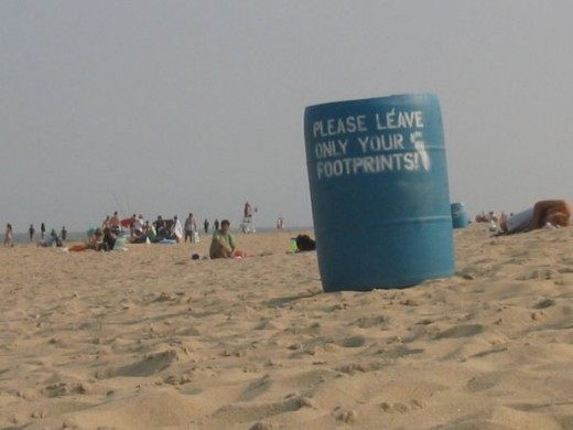 Please Leave Only Your Footprints