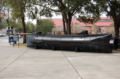 Full Scale Model built for Charleston Hunley Museum before her discovery