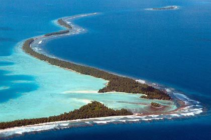 Narrow Islands of Tuvalu