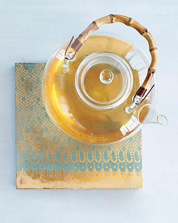 Lace tile from MarthaStewart.com. See link for directions below.