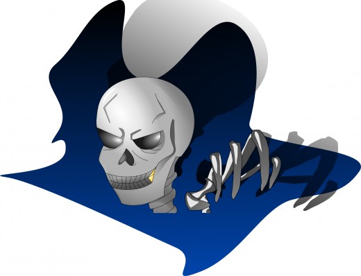 Blue Skeleton