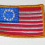 Betsy Ross American flag sew on patch.