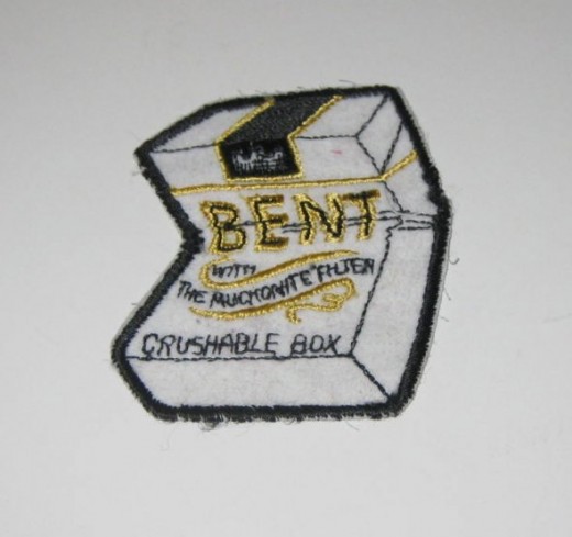 Bent, with the Munchonite Filter (Kent cigarettes) Crushable Box Sew On Patch.