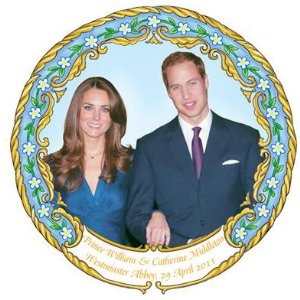 royal wedding plate