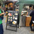 Beer garden and food booths. Beer garden and food booths.