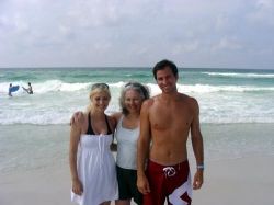 family picture by the ocean