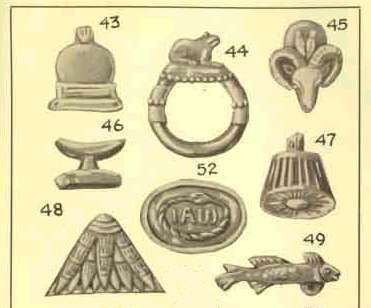 The Frog talisman is seen in the figure labeled as number 44.