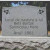 A stone erected on his place of birth.