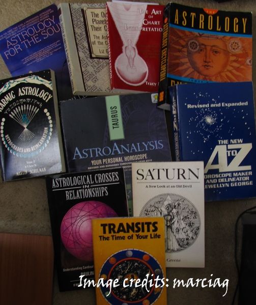 some of my astrology books