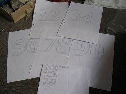 Print out some Number Templates