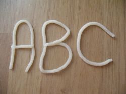 Play-dough ABC
