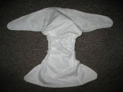 A home made pocket diaper.