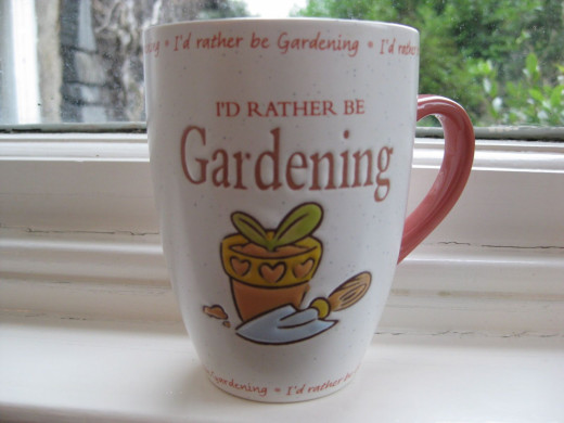 Gardening mug