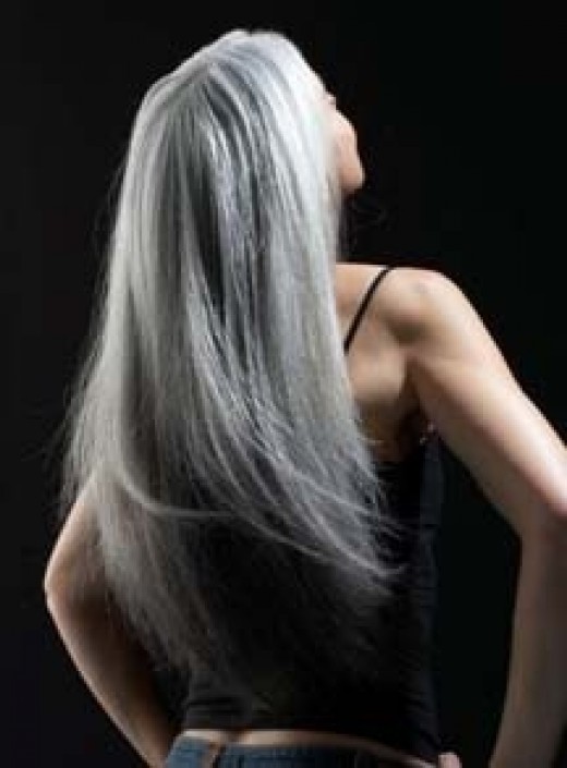 Love Your Gray Hair Grey Is The New Blonde Bellatory Take A Look At The Gorgeous Yasmina Rossi How Old She S 54 In This