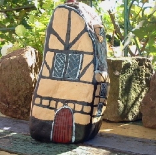 Painting Rocks—Houses & Cottages