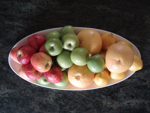 Increasing your consumption of fruits and vegetables will help you reduce your weight and in turn your breast size.