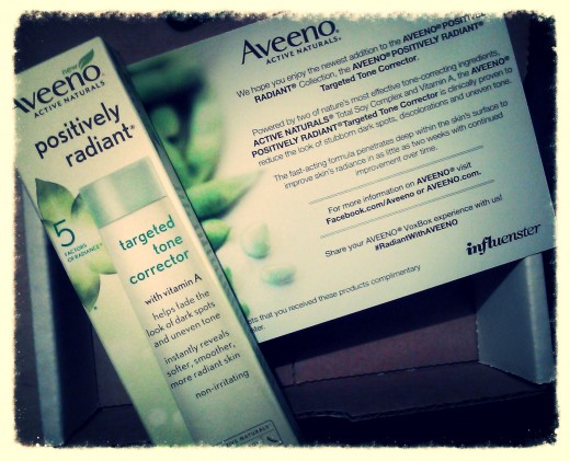 My Influenster products received in the mail.