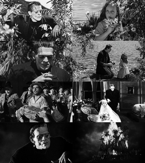 Collage of stills from the orginal movie 1931